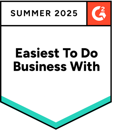 G2 Summer 2025 Easiest To Do Business With